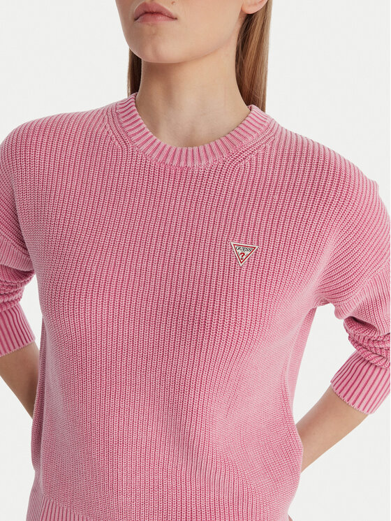 Guess Jeans Guess Jeans Sweater W6RR20 Z3HM1 Rózsaszín Classic Fit