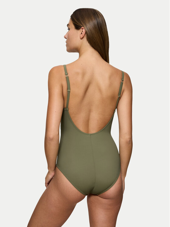 Triumph Triumph Jednodílné plavky Summer Twist 10222265 Zelená