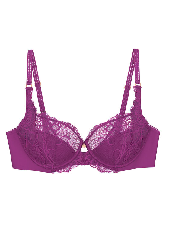 Triumph Triumph Nedrček s kostjo Wild Peony Florale 10209608 Vijolična