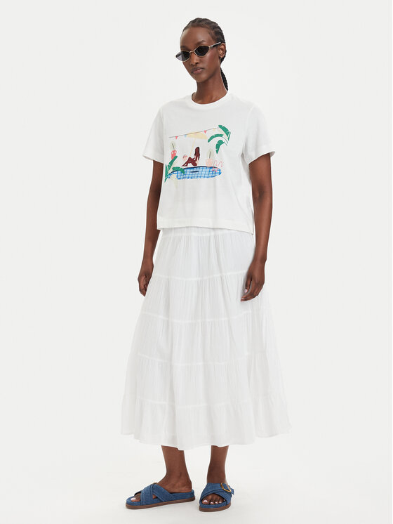 Vero Moda Vero Moda T-shirt Emily 10344804 Bianco Regular Fit