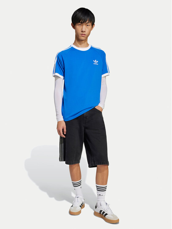 adidas adidas T-krekls adicolor Classics 3-Stripes JD2880 Zils Slim Fit