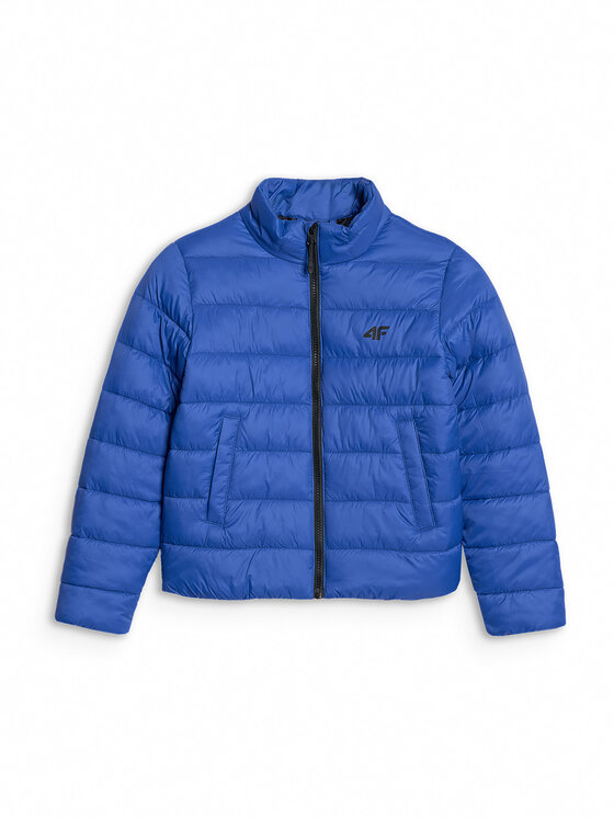4F 4F Kurtka puchowa 4FJWSS25TDJAM520-36S Niebieski Regular Fit