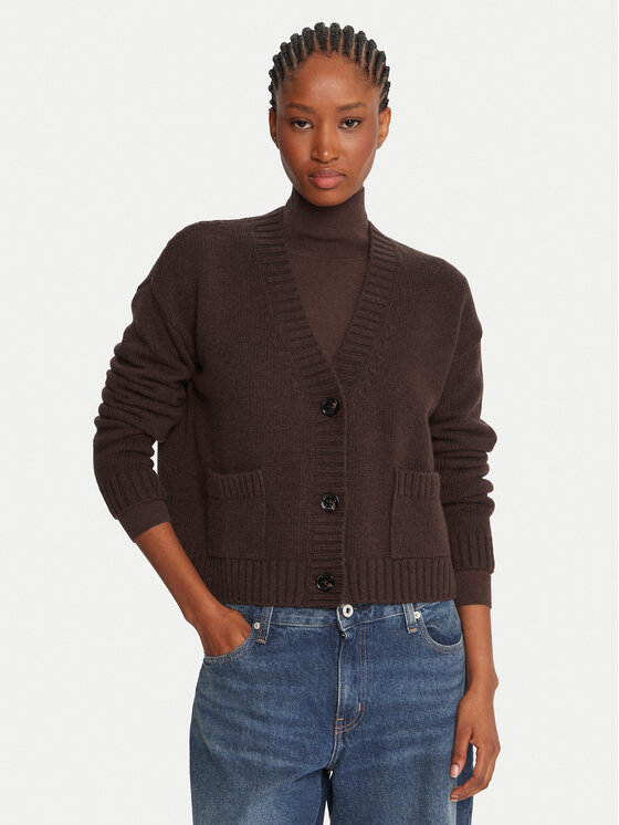Weekend Max Mara Weekend Max Mara Kardigán Filmato 2525346062 Barna Regular Fit