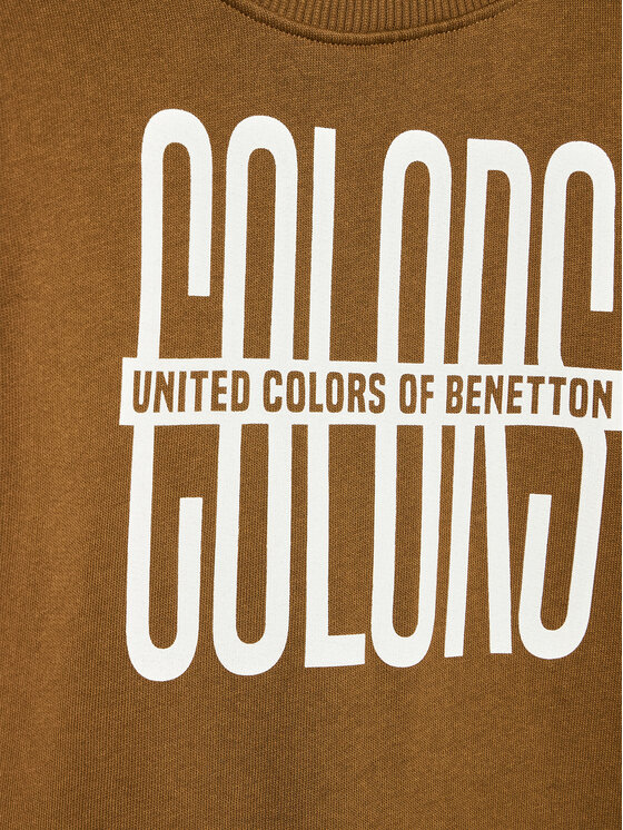 United Colors Of Benetton United Colors Of Benetton Felpa 3JLXC107Q Marrone Regular Fit