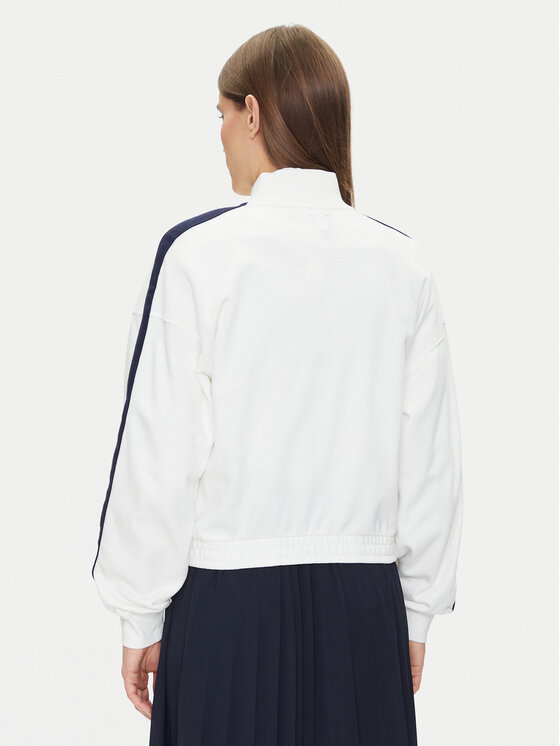 Gap Gap Majica dugih rukava 732240-03 Bijela Regular Fit
