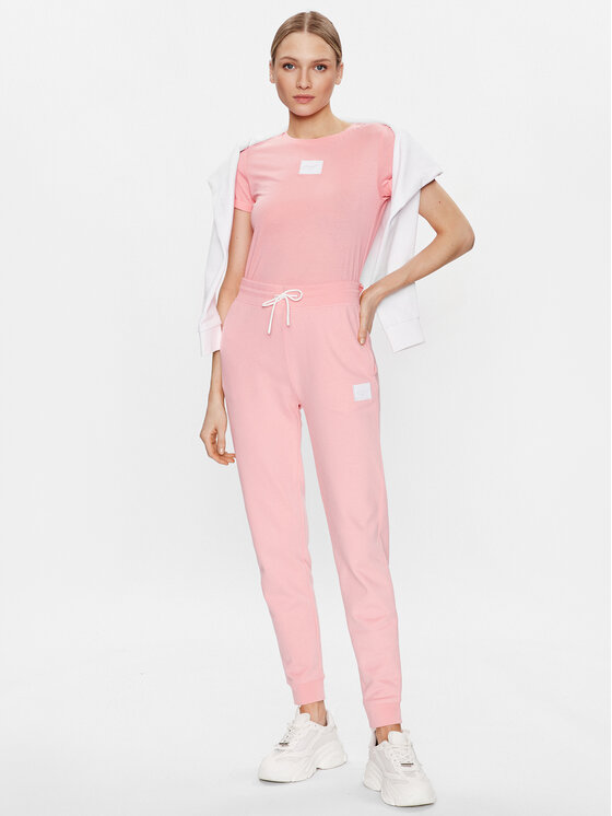 HUGO Hugo Tričko 50479489 Ružová Slim Fit