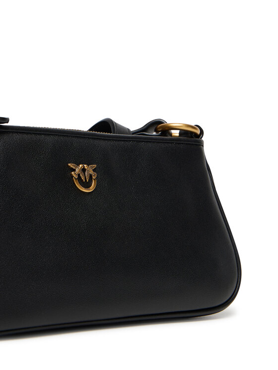 PINKO PINKO Torebka Half Moon Baguette Mini AI 25-26 PLTT 105069 A0QO Czarny