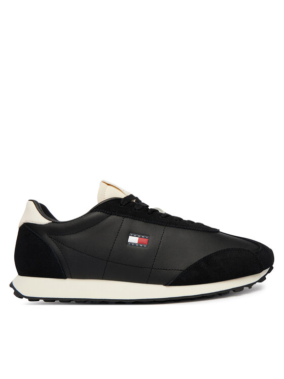 Tommy Jeans Tommy Jeans Sneakers Tjm Retro Runner Archive Mix Mat EM0EM01763 Schwarz