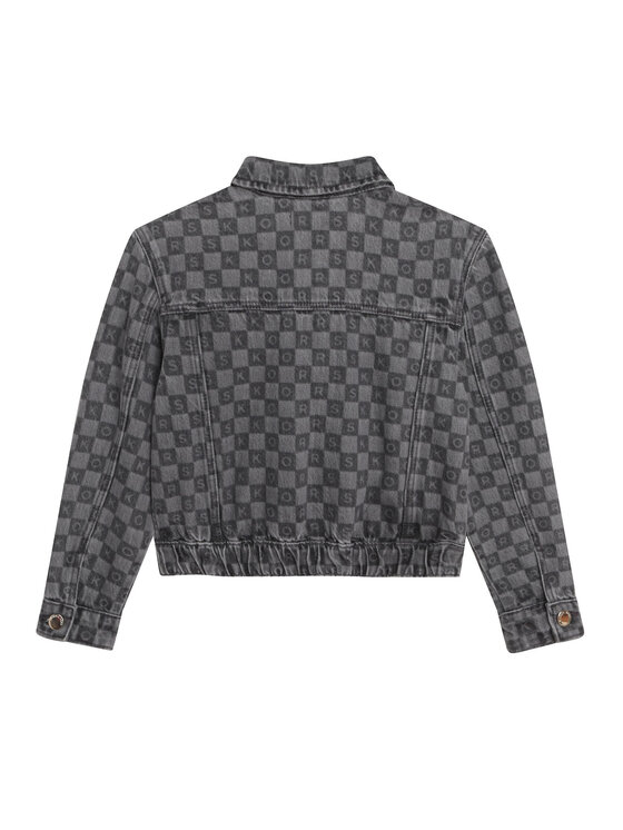 MICHAEL KORS KIDS MICHAEL KORS KIDS Джинсова куртка R16119 S Сірий Regular Fit