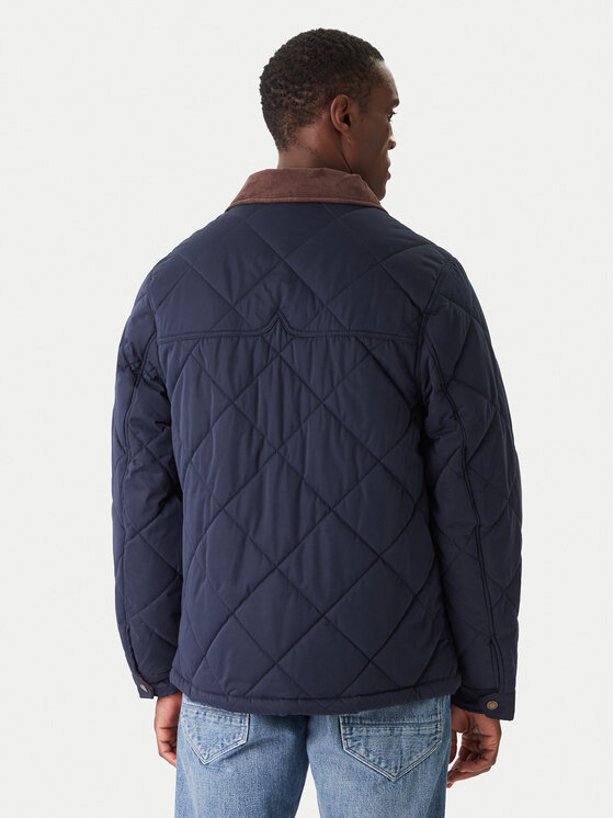 Hunter Hunter Übergangsjacke Ardwell HARM0003252 Dunkelblau Regular Fit