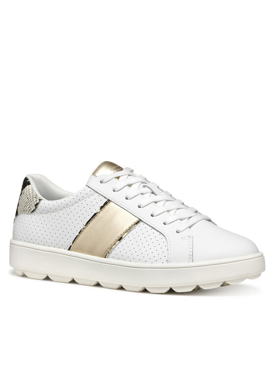 Geox Geox Tenisice D Spherica Ecub-1 D55WEA 09BBN C1327 Bijela