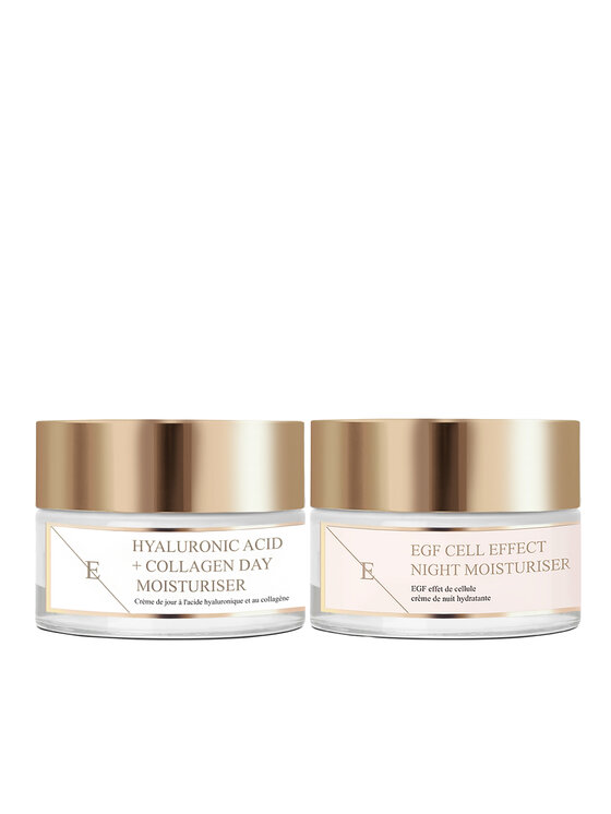 Erthskin London Erthskin London Hyaluronic acid & Collagen Day Cream + EGF Cell Effect Night Moisturiser 50ml Krem na dzień i na noc