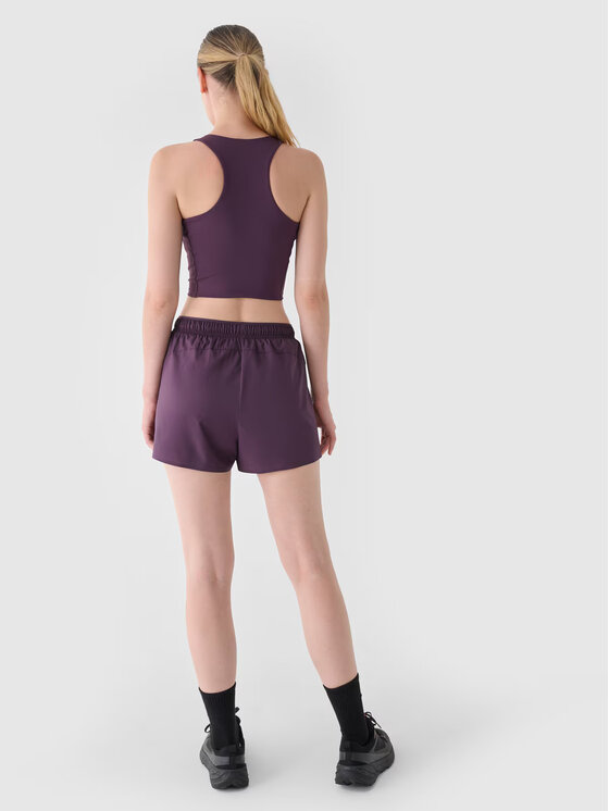 4F 4F Pantaloncini 4FWAW24TFSHF0758-50S Viola Authentic Slim Fit