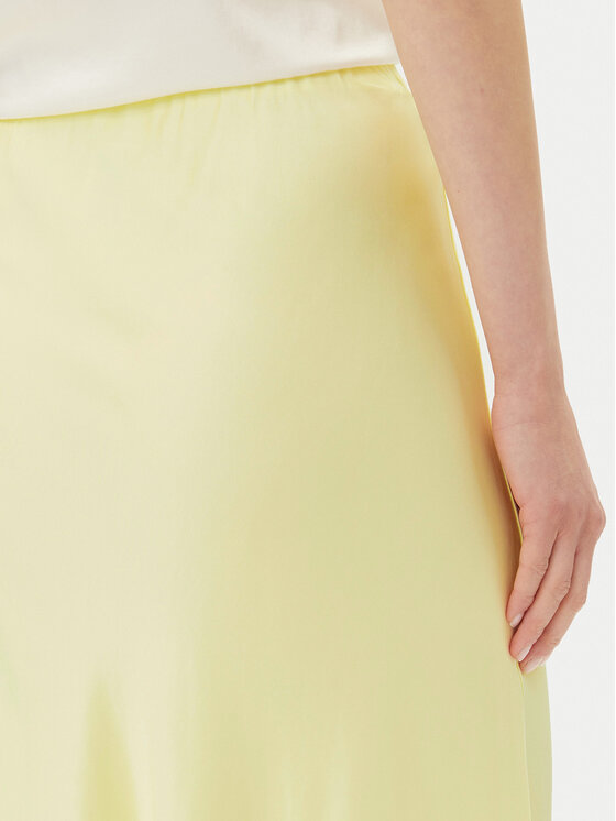 ViCOLO ViCOLO Gonna maxi Gonna TD0472 Giallo Slim Fit