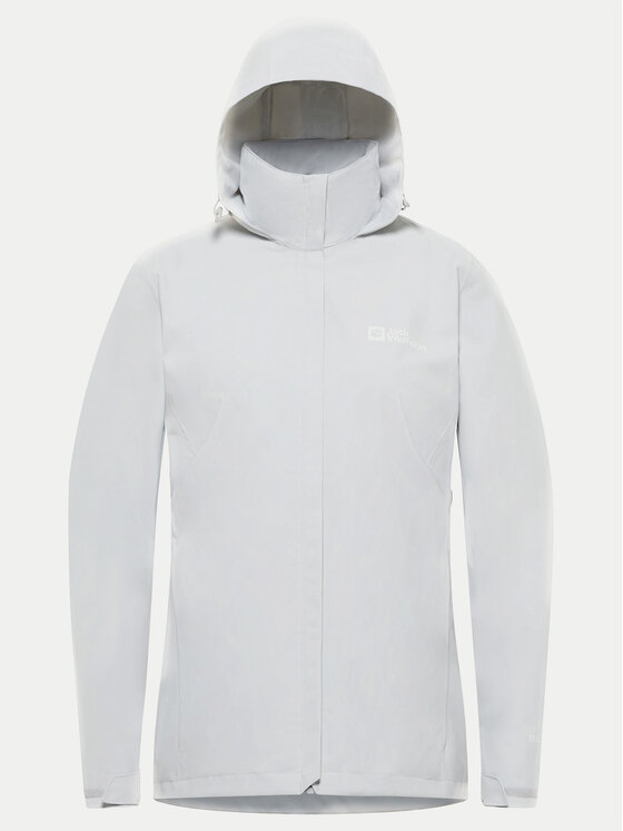 Jack Wolfskin Jack Wolfskin Outdoorová bunda Trailtime 2l A63902 Sivá Regular Fit