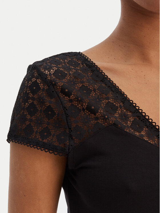 Morgan Morgan Särkpluus 251-DFLO Must Slim Fit