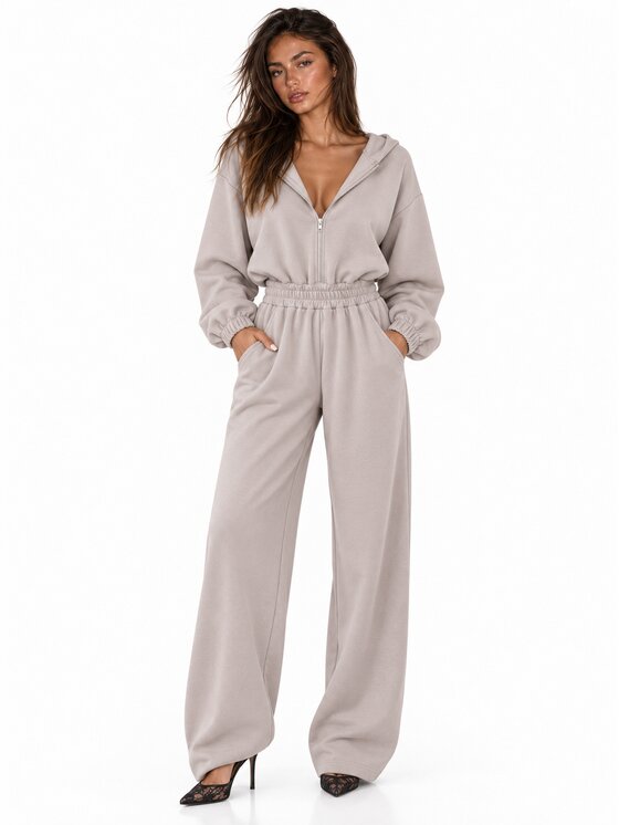 Agatha Studio Agatha Studio Kombinezon A26SS-AB-K06 Beżowy Oversize