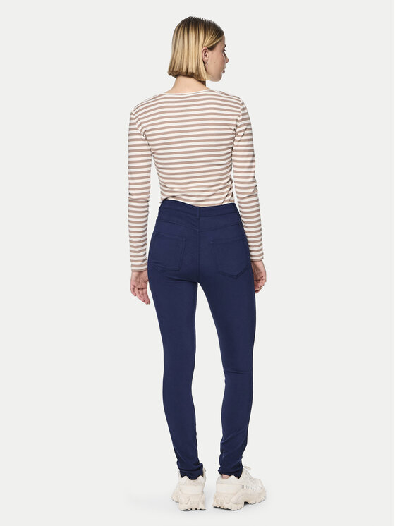 Pieces Pieces Jeans pajkice 17080560 Mornarsko modra Skinny Fit