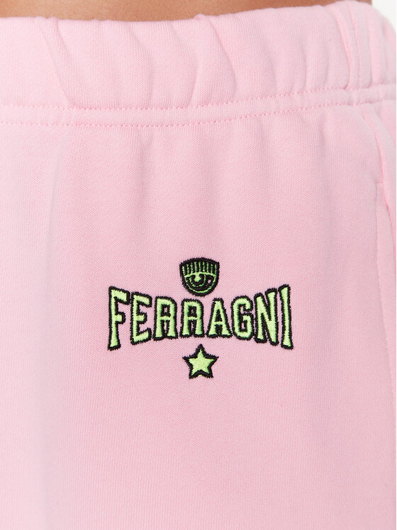 Chiara Ferragni Chiara Ferragni Jogginghose 74CBAT01 Rosa Regular Fit