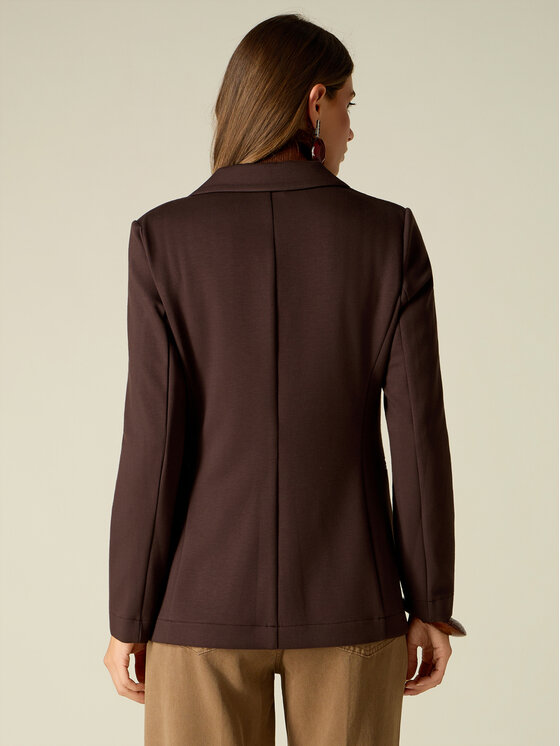 Oltre Oltre Marynarka R802J000356N022 Brązowy Slim Fit