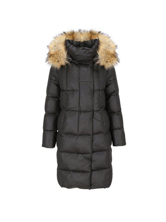 Perso Perso Kurtka puchowa BLH220011FXF Czarny Regular Fit