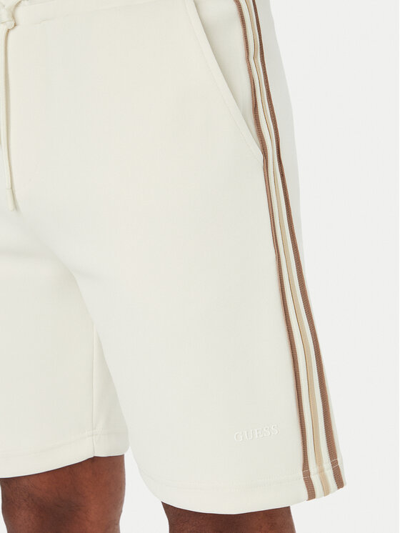 Guess Guess Szorty sportowe Z6YD05 K5008 Kremowy Regular Fit