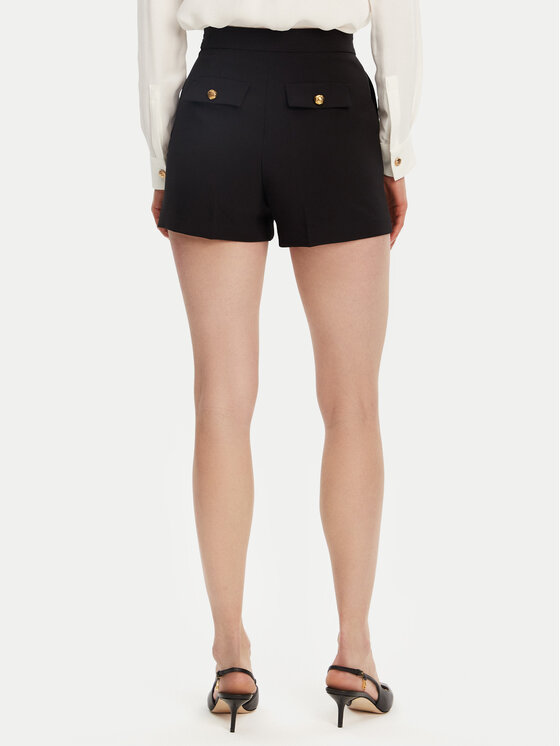 Elisabetta Franchi Elisabetta Franchi Szorty materiałowe SH-007-51E2-V240 Czarny Regular Fit