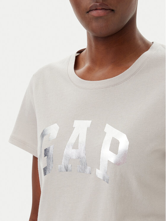 Gap Gap T-Shirt 729555-09 Béžová Regular Fit