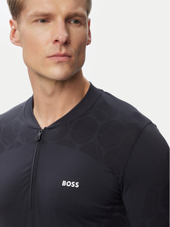 BOSS BOSS Majica Game 2 50564794 Mornarsko modra Slim Fit