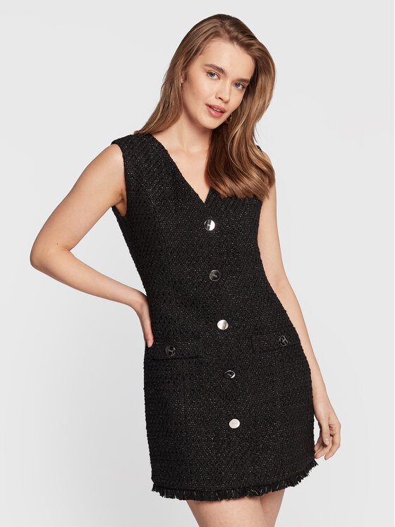 Liu Jo Robe de jour CF2291 T2491 Noir Regular Fit