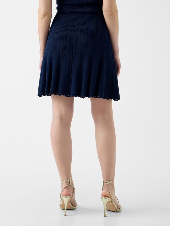 Guess Guess Spódnica mini 183312 Niebieski Classic Fit