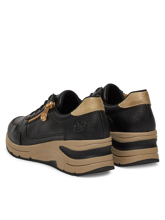 Rieker Rieker Sneakersy N9301-00 Czarny