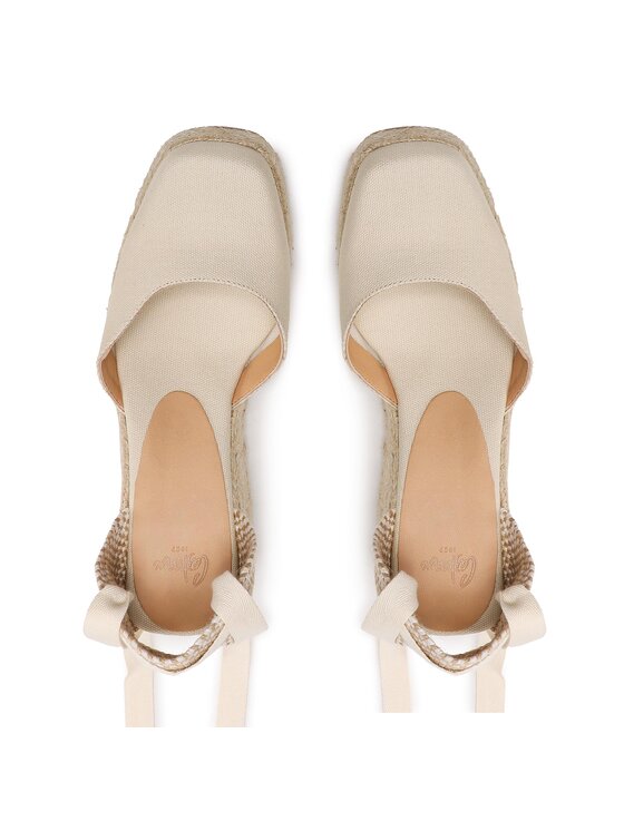 Castañer Castañer Espadrilles Tina Jute/001 023071-203 Weiß