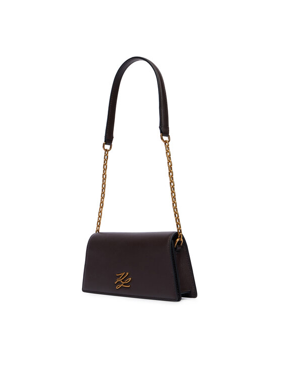 KARL LAGERFELD KARL LAGERFELD Ročna torba B4W30280 Temno rjava