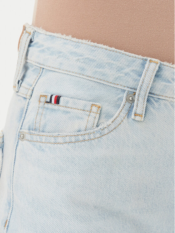 Tommy Hilfiger Tommy Hilfiger Jeans hlače Classic WW0WW44371 Modra Straight Fit