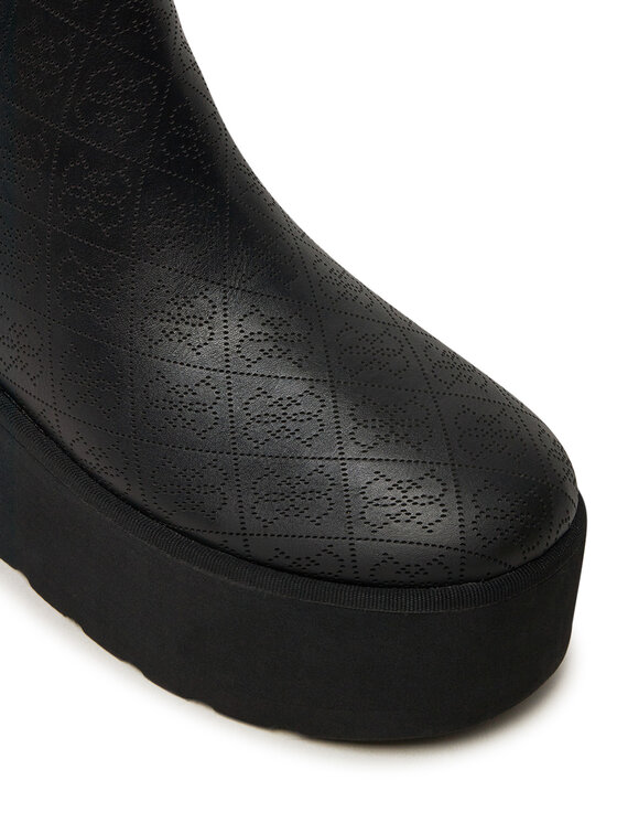 Guess Guess Členková obuv Jilaine FLFJIL FAL10 Čierna