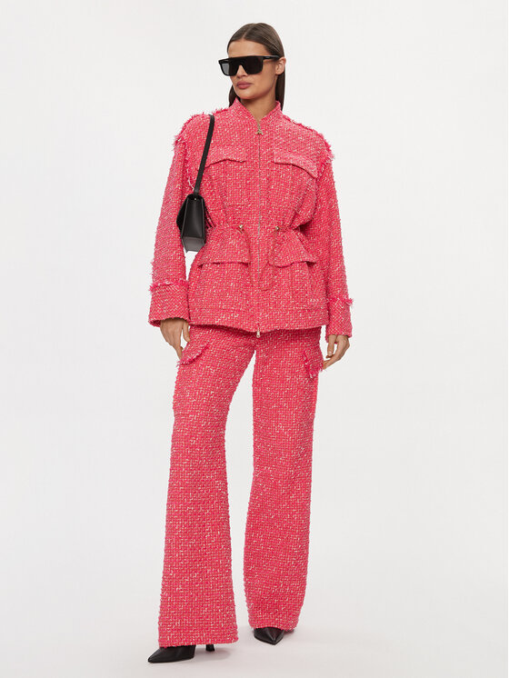 Patrizia Pepe Patrizia Pepe Преходно яке 8O0113/A376-F592 Розов Regular Fit