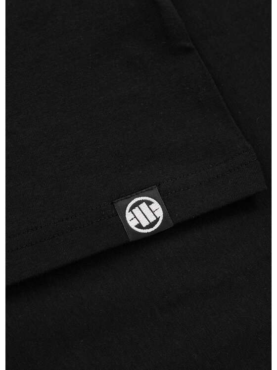 PITBULL PITBULL T-Shirt MINIMAL Czarny Regular Fit