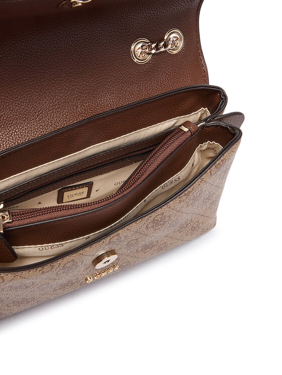 Guess Guess Torebka Lindsey HWSG97 49210 Brązowy jasny