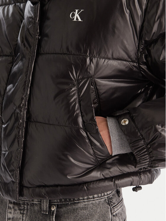 Calvin Klein Jeans Calvin Klein Jeans Winterjacke LV047D504G Schwarz Regular Fit