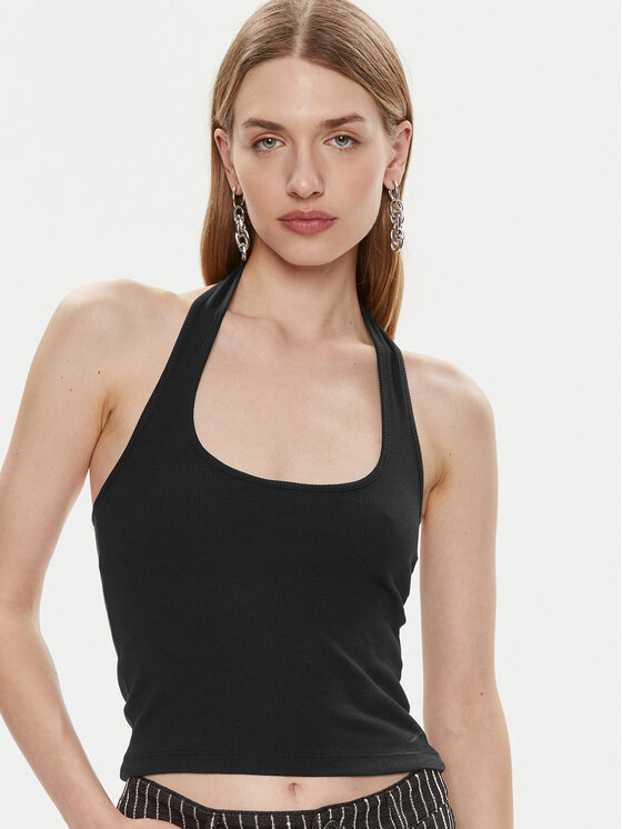 Noisy May Noisy May Marškinėliai Maya 27029026 Juoda Slim Fit