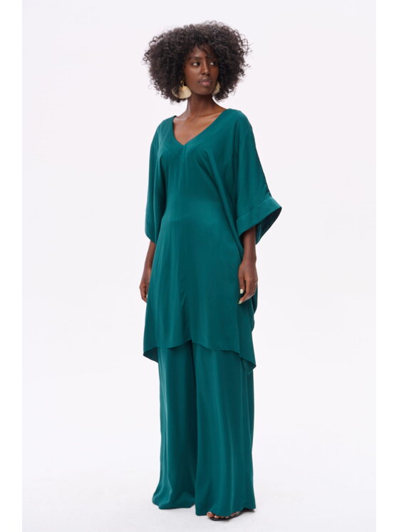 blue shadow blue shadow Tunika Insomnia Zielony Regular Fit