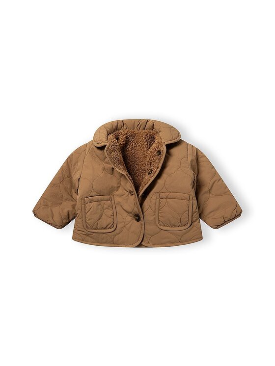 minoti minoti Kurtka zimowa 31BABYCOAT5 Brązowy jasny Regular Fit