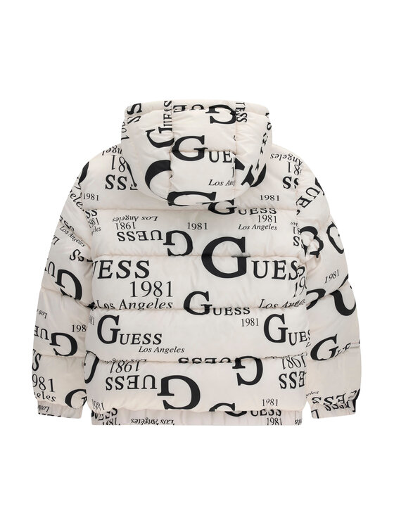 Guess Guess Зимова куртка H6BL05 W4160 Кремовий Oversize