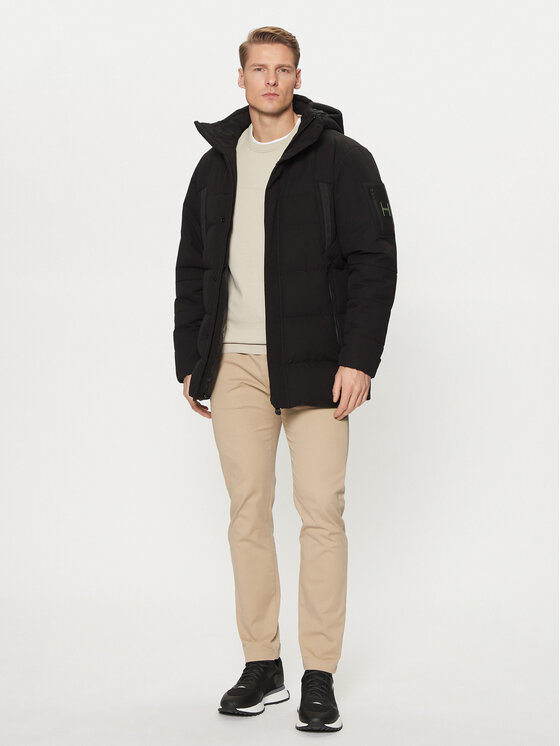BOSS BOSS Пуховик J_Havoc 50515105 Чорний Regular Fit