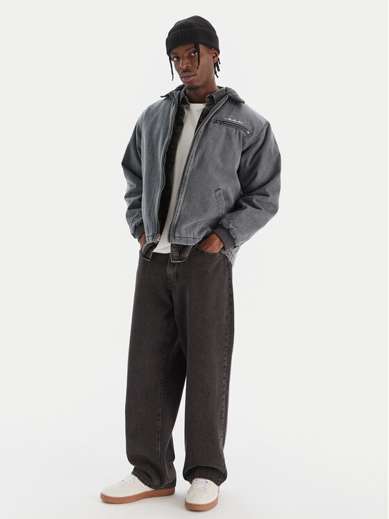 Quiksilver Quiksilver Jeansjacke Shaper Pad EQYJK04174 Grau Regular Fit