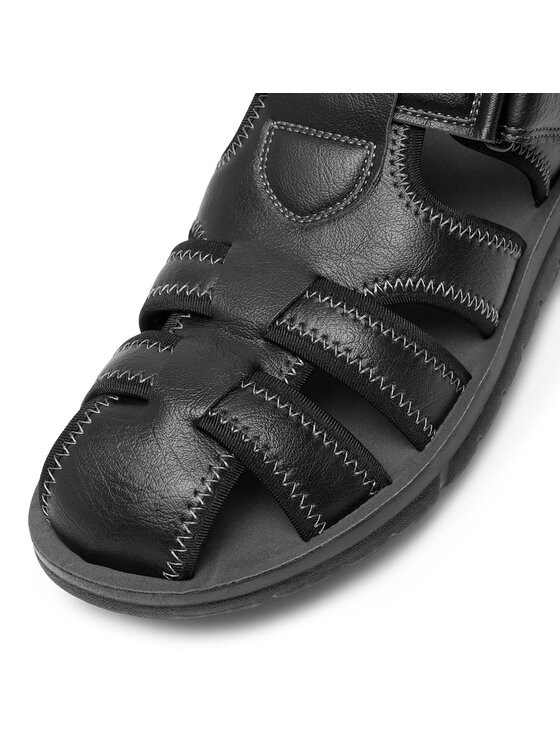 Lanetti Lanetti Sandały MSS20514-13 Czarny