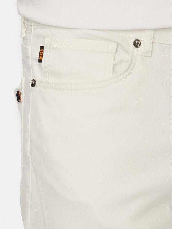BOSS BOSS Jeansy Re Maine Bo 50561606 Krémová Regular Fit