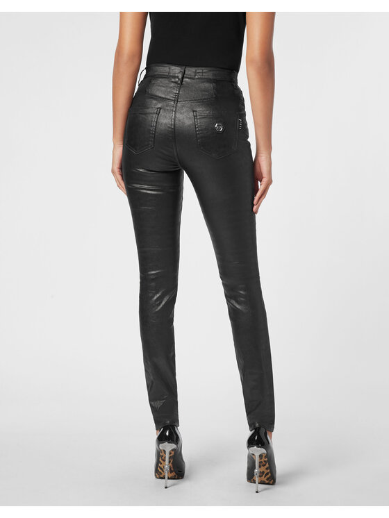 PHILIPP PLEIN PHILIPP PLEIN Jeansy 20037 Czarny Jegging Fit