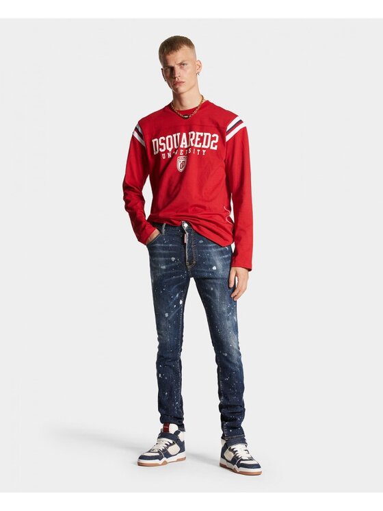 Dsquared2 Dsquared2 Jeansy S74LB1484 Modrá Slim Fit